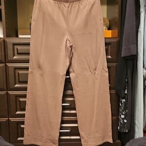 NUDE Tan Cotton Pants